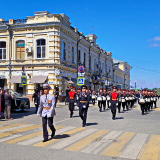 «день победы» в центре каспийской столицы