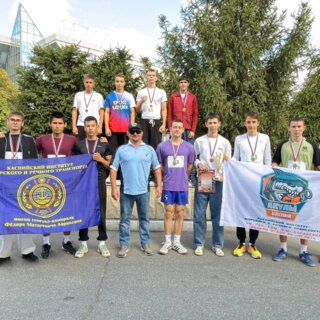 Курсанты КИМРТ приняли участие в легкоатлетической эстафете