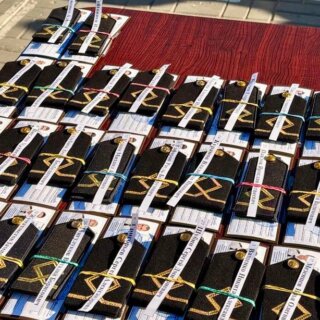 В Каспийском институте морского и речного транспорта состоялось торжественное «Посвящение в курсанты»