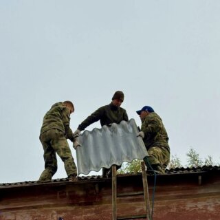 Курсанты КИМРТ участвуют в восстановлении приграничных территорий