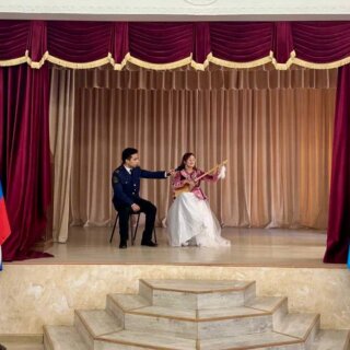 В Каспийском институте морского и речного транспорта прошел вечер, посвященный 180-летию Абая Кунанбаева